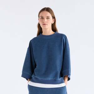 Enfeld Tee - Mid Blue Wash