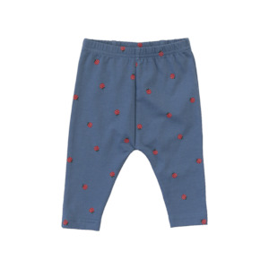 Leggings - Raspberry Blue Print