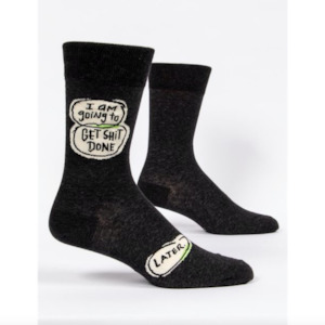 Dudes: Get Shit Done... Later - Men's Socks