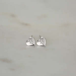 Jewellery 1: Sweetheart Studs - Silver