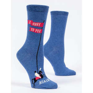 Socks: I Have To Pee - Crew Socks