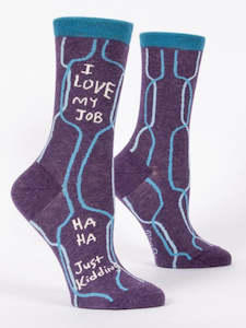 Socks: I Love My Job - Crew Socks