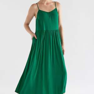 Linia Dress - Jewel Green