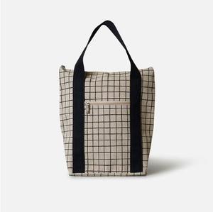 Decorate Your Home: Grid Wine Cooler Bag - Natural