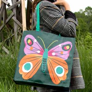 Market Beach Bags: Big Butterfly - Shopper