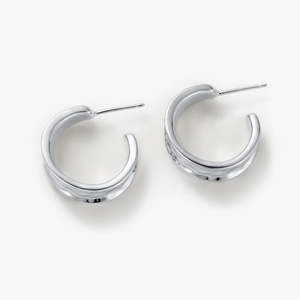 Bianca Mini Hoops - Silver