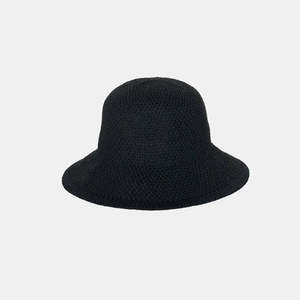 Hats: Travelling Hat - Black & Natural
