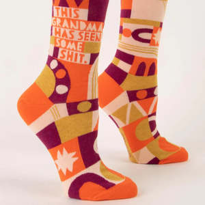 Socks: This Grandma Has Seen Some Shit - Crew Socks