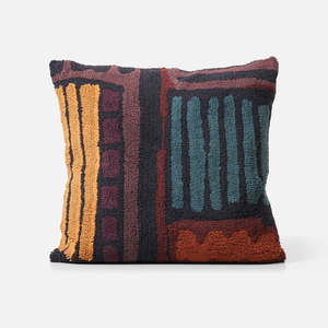 Magnus Woollen Floor Cushion Cover - Multi