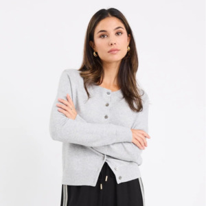 Autograph Cardigan - Light Grey