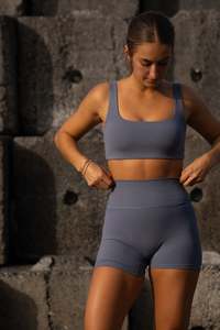 Tops: Bandage Crop . Dusk