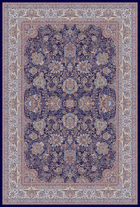 Anahita Collection Rug - Royal Medallion in Navy