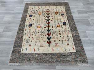Authentic Persian Hand Knotted Gabbeh Rug Size: 189 x 147cm
