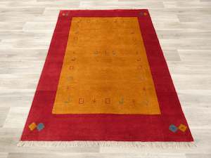 Authentic Persian Hand Knotted Gabbeh Rug Size: 201 x 149cm