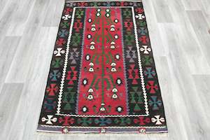 Handmade Fine Turkish Anatolian Kilim Rug Size: 165 x 106cm