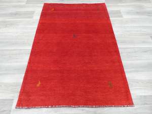 Authentic Persian Hand Knotted Gabbeh Rug Size: 166 x 113cm