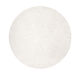 Modern Luxurious Textured Trentino Ivory Round Rug Size: 300 x 300cm