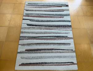 Multi: Modern Abstract Pattern Mehari Shaggy Rug (23379-6767)