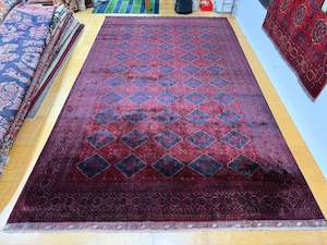 Afghan Hand Knotted Khal Mohammadi Oversized Rug Size: 490 x 295cm