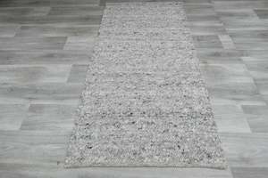 Luxurious Handcrafted Natural Dark Hilly Rug (1568) – Size: 90 x 180cm