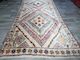 Vintage Beni Ourain Moroccan Berber Handmade Rug Size: 354 x 186cm
