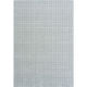 Luxurious Grey Grid Pattern Textured Trentino Rug (41056-2161) Size: 300 x 400cm