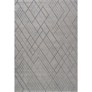 Luxurious Abstract Diamond Pattern Textured Trentino Rug (41039-7131) Size: 280 x 380cm