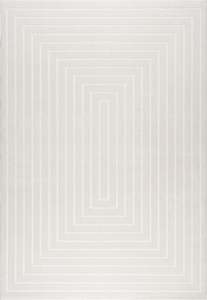 Contemporary Contour Lines Textured Trentino Rug (41013-6161) Size: 160 x 230cm