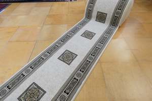 Da Vinci Traditional Medallion Border Hallway Runner 80cm Wide x Cut to Order (57801-6223)