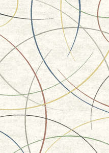 Multi: Abstract Arc Multi-Tone Accent Rug (37161-6364)