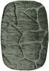 Luxurious Textured Modern Design Masai Rug Size: 200 x 290cm Rounded Rectangle  (14067-4373)