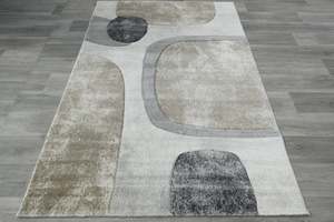 Contemporary Abstract Organic Pebble Aroha Rug