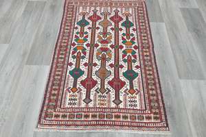 Vintage Handmade Turkish Kilim Rug 123 x 85cm | Anatolian Tribal Wool Flatweave &hellip;