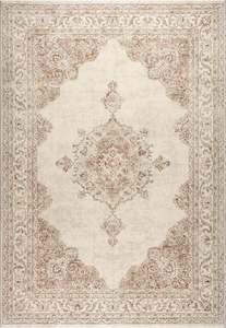 Distressed Medallion Traditional Design Da Vinci Rug Size: 200x290cm (57174-6265)