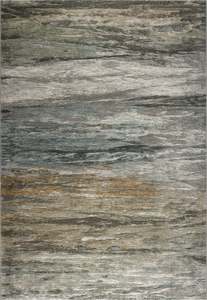 Coastal Distressed Landscape Multi-Tonal Argentum Rug (63814-1219)