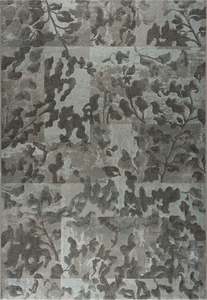 Distressed Botanical Teal & Grey Argentum Rug Size: 200 x 290cm (63056-5239)