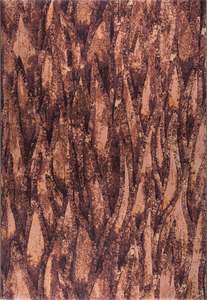 Abstract Copper Smoke Argentum Rug Size: 200 x 290cm (63074-1214)