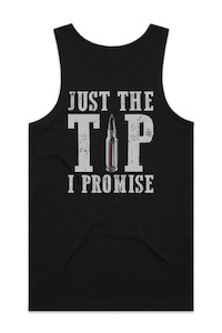 Mens: Rugged Ram Lowdown Singlet - Just the Tip