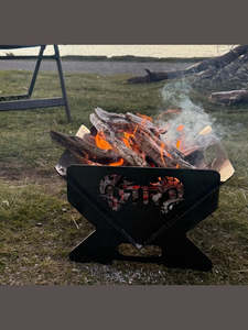 Rugged Ram Fire Pit and Grill Bundle