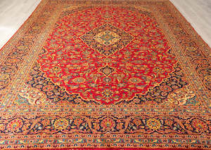 Rugs: Vintage Ardakan Hand-Knotted Wool Persian Rug (Size: 300 X 385 CM)