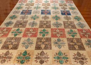 Vintage Hand-Knotted Turkish Rug