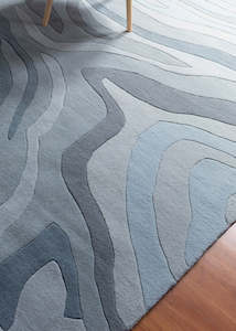 Modern Rugs: Stream Series 5 Modern Wool Rug