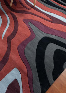 Stream Series 2 Modern Wool Rug