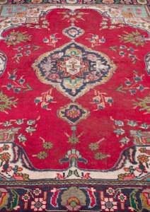 Persian Carpets Nz: Vintage Tabriz Hand-Knotted Wool Persian Rug