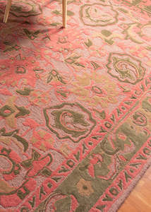 Traditional Rugs: Oushak Series 6 Oriental Wool Rug