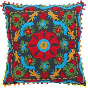 Hand Embroidered Cushion