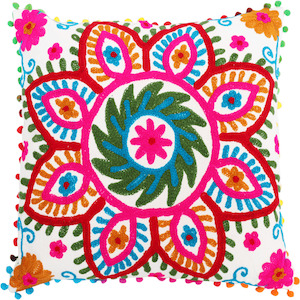 Hand Embroidered Cushion