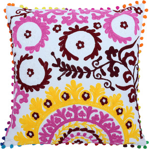 Hand Embroidered Cushion