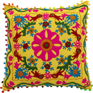 Hand Embroidered Cushion