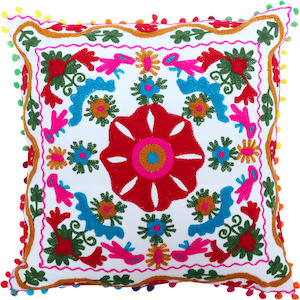 Hand Embroidered Cushion